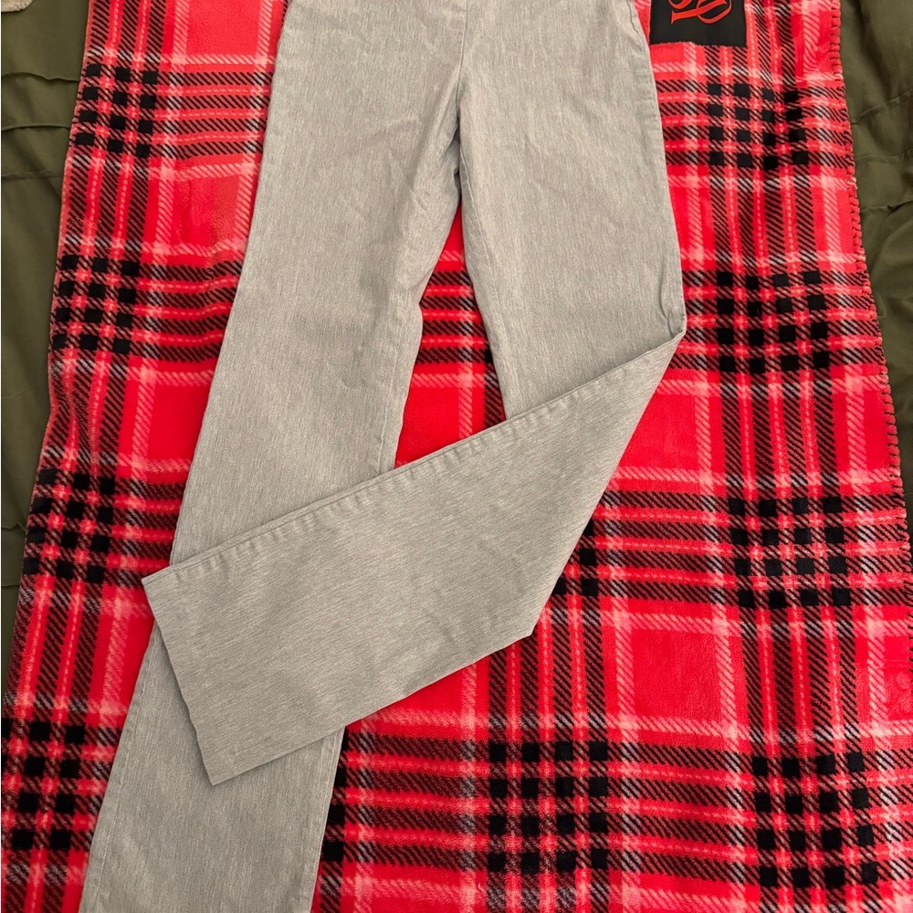 Gray Slim Fit Pants